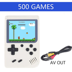 Coolbaby 500 Games Retro Mini Video Handheld Game Console Portable Children Kid Nostalgic Pocket Family Gaming Player AV TV Out