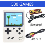 Coolbaby 500 Games Retro Mini Video Handheld Game Console Portable Children Kid Nostalgic Pocket Family Gaming Player AV TV Out