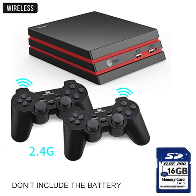 DATA FROG Game Console With 2.4G Wireless Controller HDMI Video Game Console 600 Classic Games For GBA Family TV Retro Game