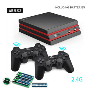 DATA FROG Game Console With 2.4G Wireless Controller HDMI Video Game Console 600 Classic Games For GBA Family TV Retro Game