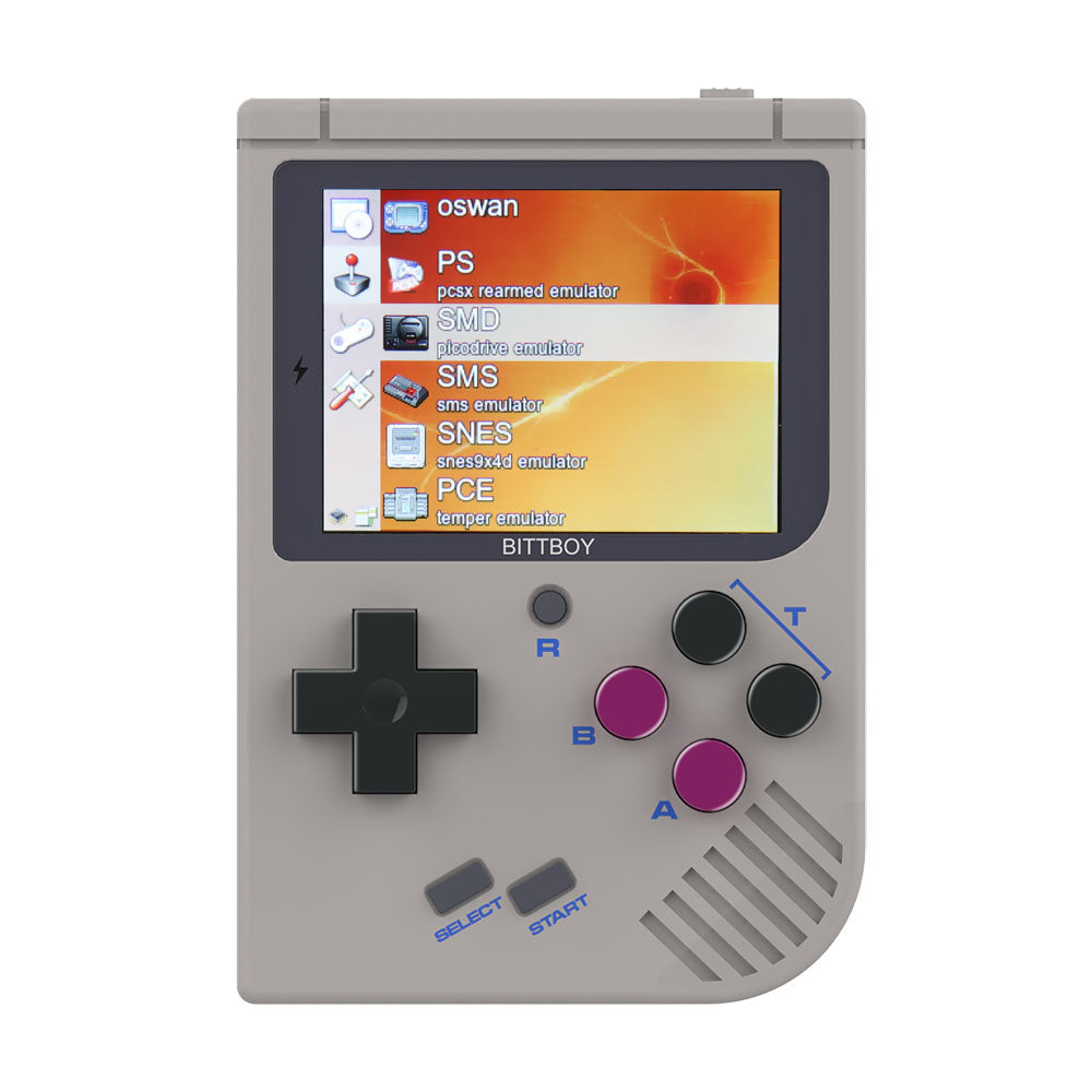 Video Game Console New BittBoy - Version3.5 - Retro Game Handheld Games Console Player Progress Save/Load MicroSD card External